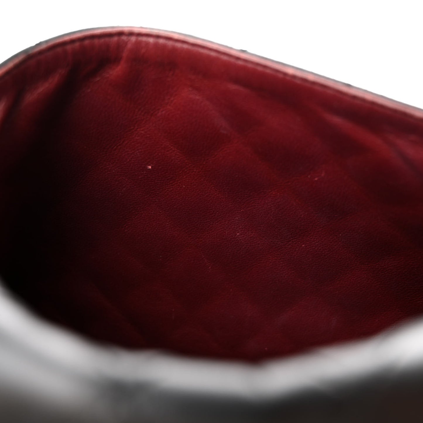 Lambskin Quilted Single Flap Black