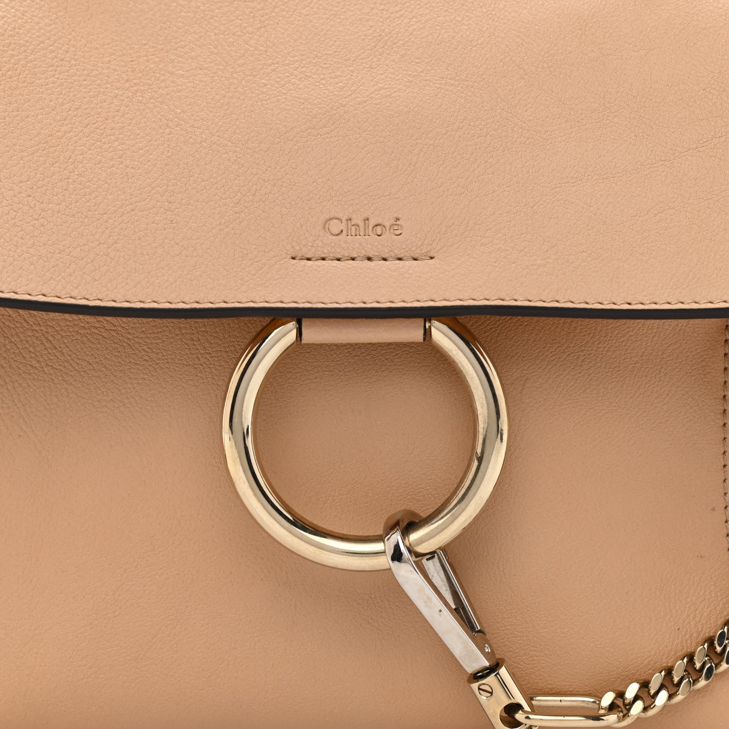 Chloe Calfskin Small Faye Day Shoulder Bag Blush Nude 9 of 14