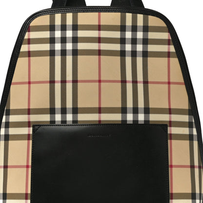 Burberry Canvas House Check Backpack Black 8 of 10