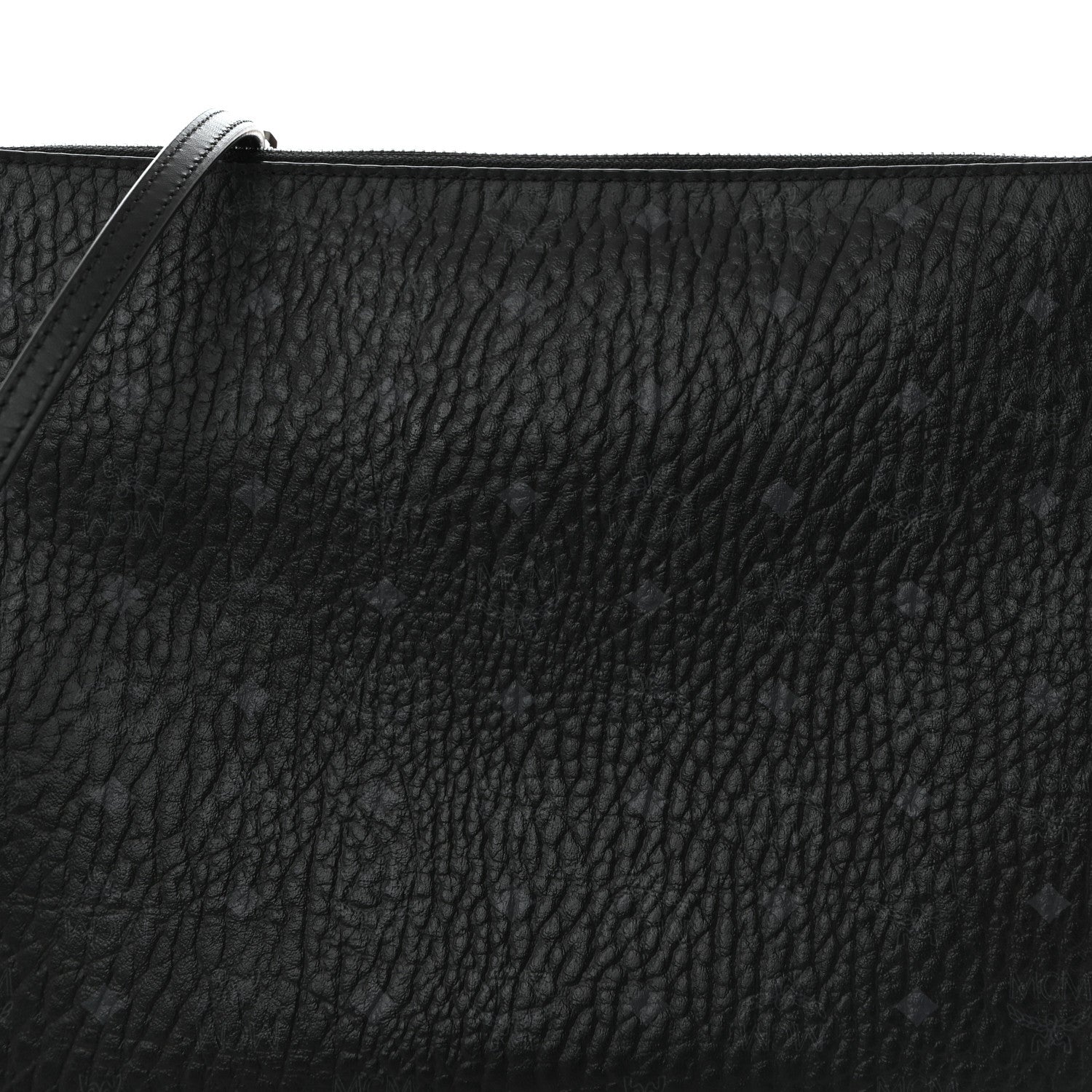 MCM Visetos Medium Crossbody Pouch Black 9 of 11
