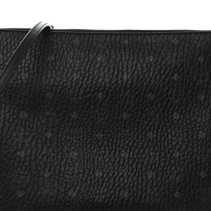 MCM Visetos Medium Crossbody Pouch Black 9 of 11