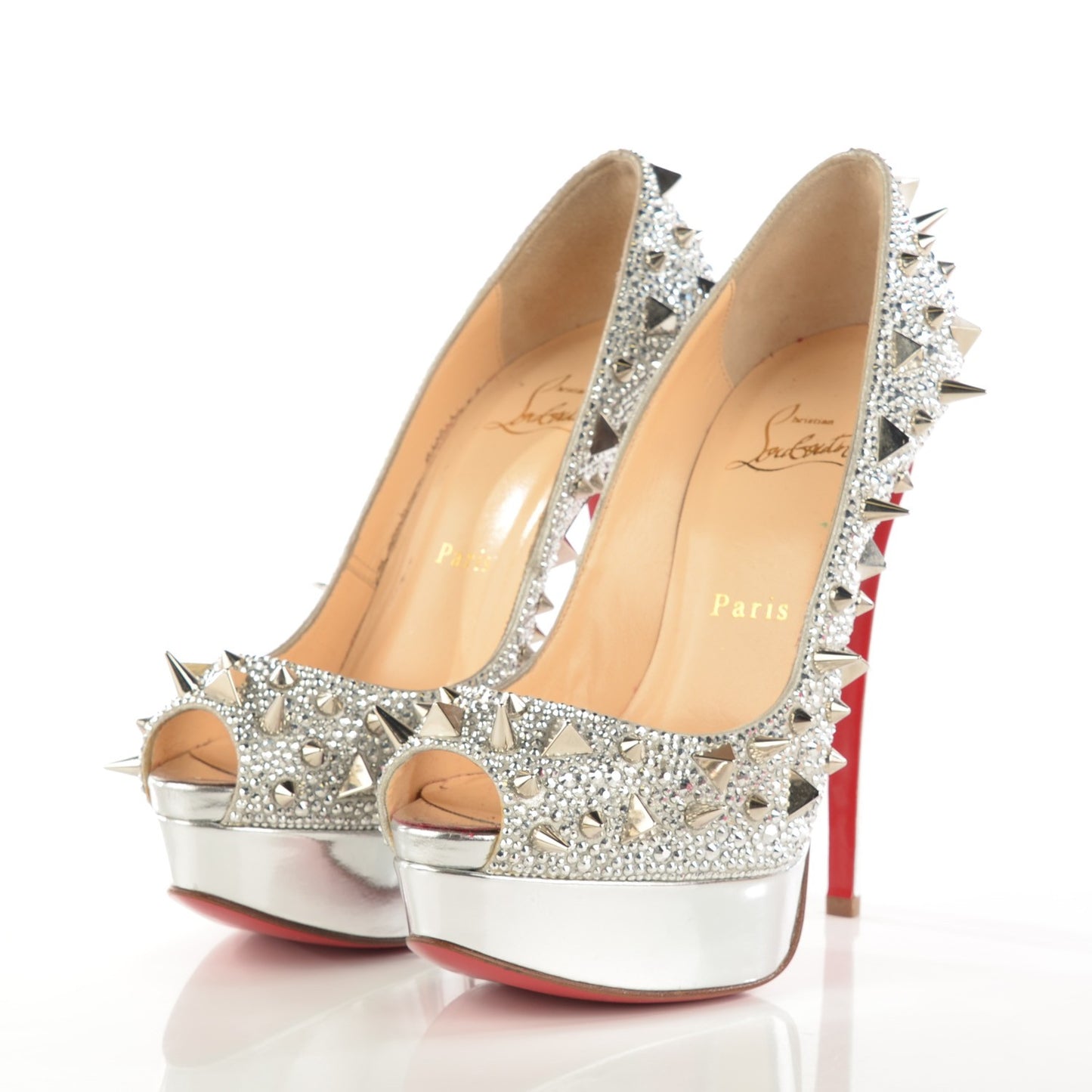 Strass Very Mix 150 Pumps 37 Silver