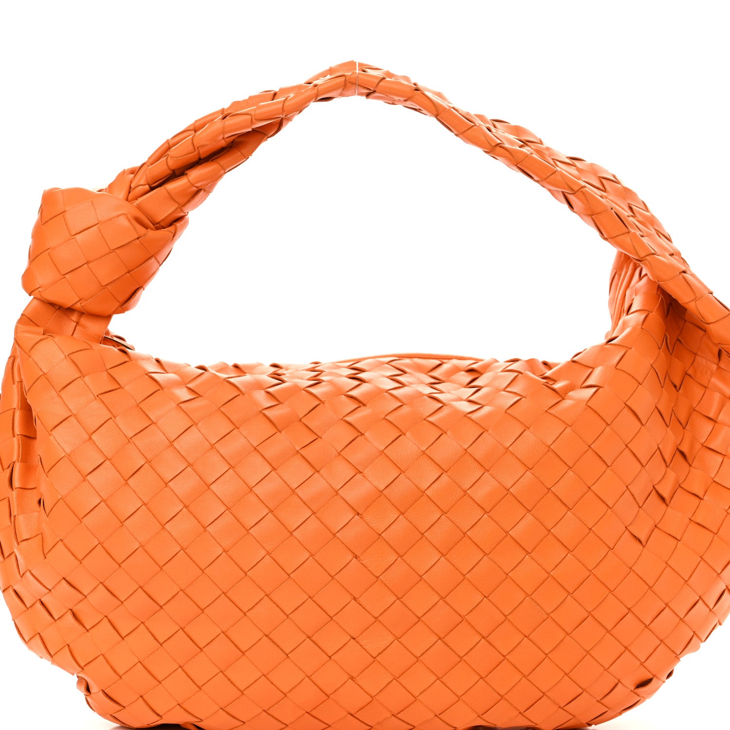 Bottega Veneta Nappa Intrecciato Small Jodie Twist Orange 8 of 12