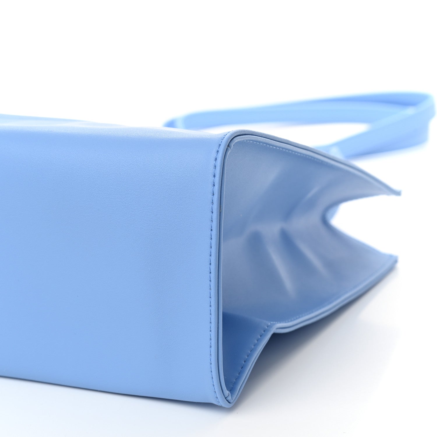 Telfar Vegan Leather Medium Shopping Bag Cerulean 9 of 9