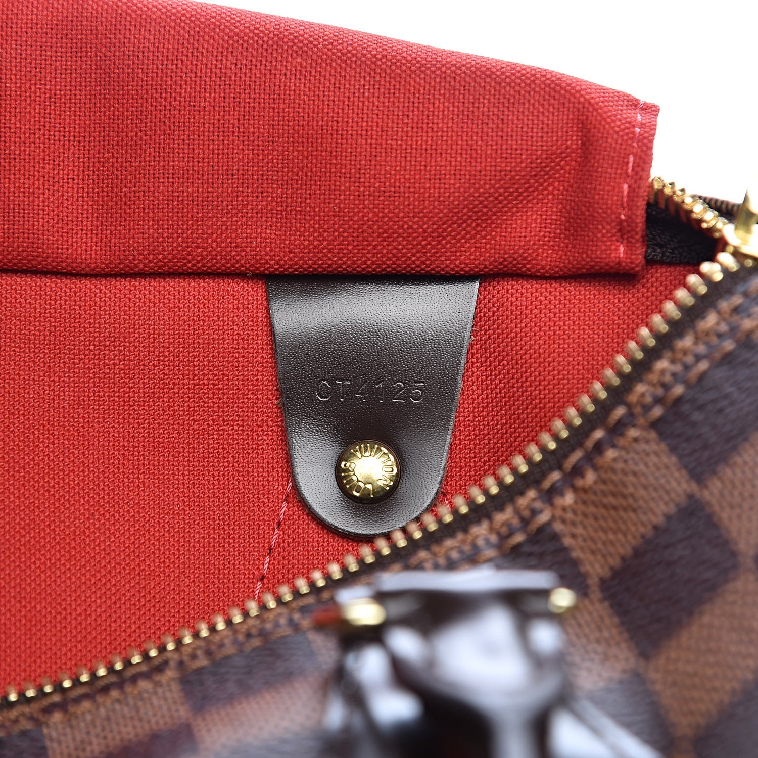 Louis Vuitton Damier Ebene Speedy Bandouliere 25 6 of 10