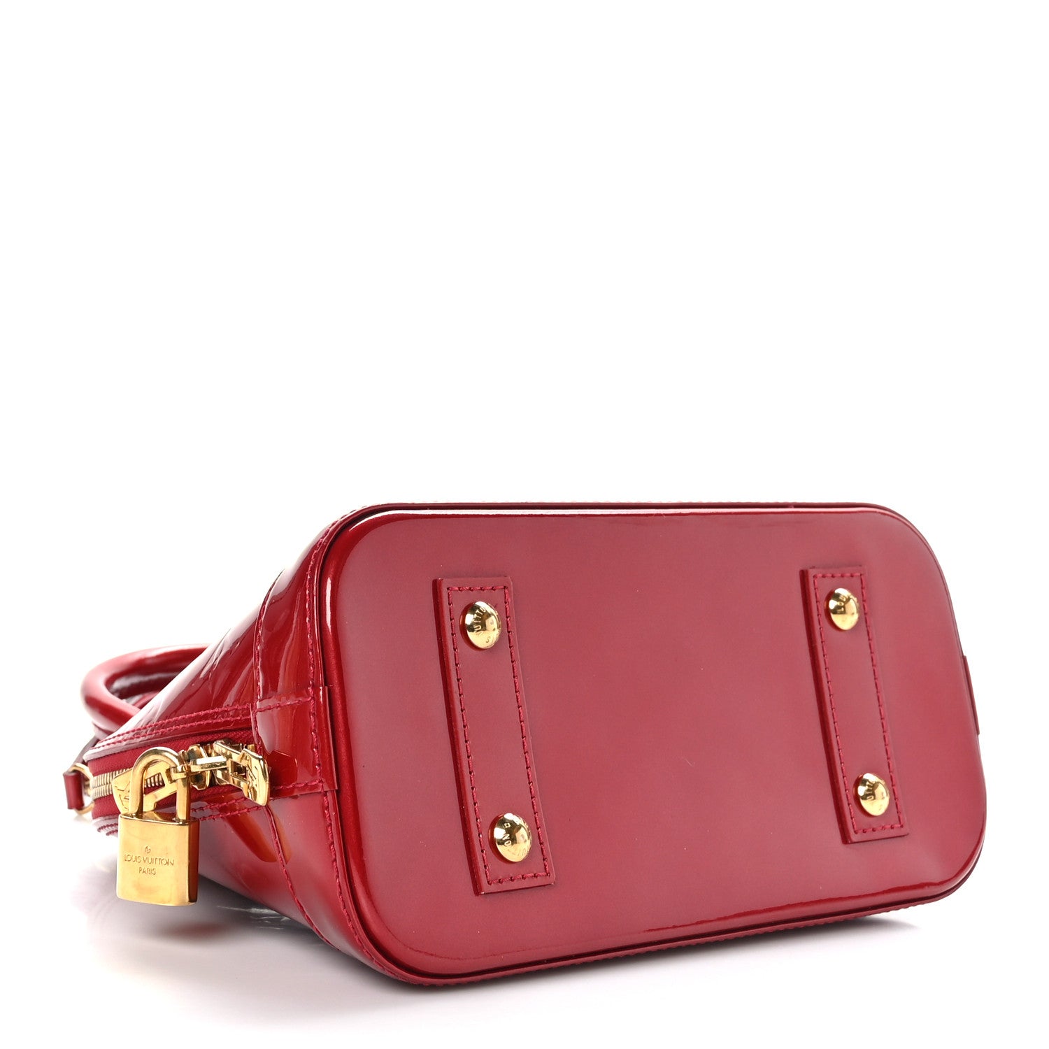 Louis Vuitton Vernis Alma BB Cherry 4 of 8
