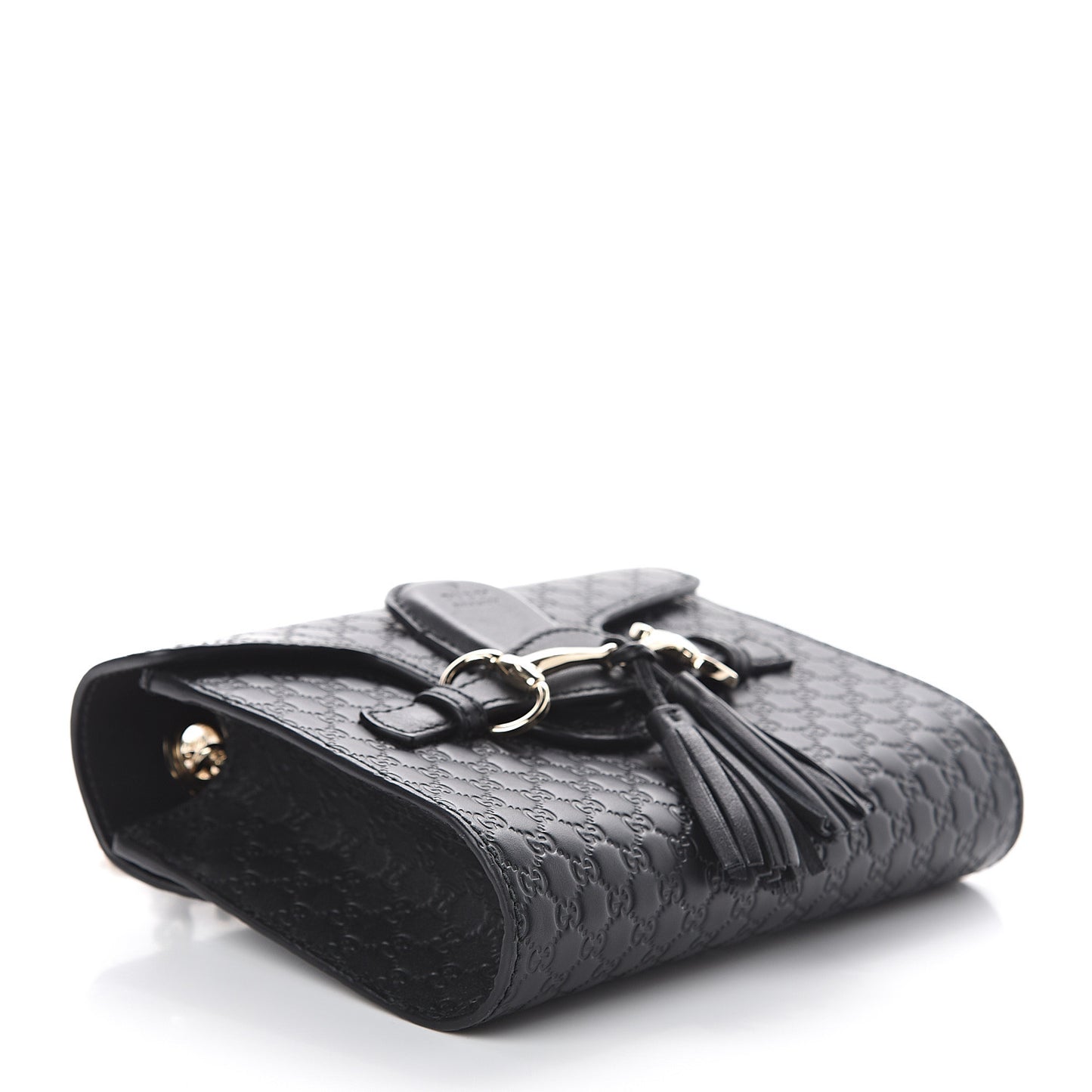 Microguccissima Mini Emily Shoulder Bag Black