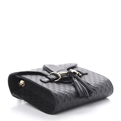 Gucci Microguccissima Mini Emily Shoulder Bag Black 3 of 5