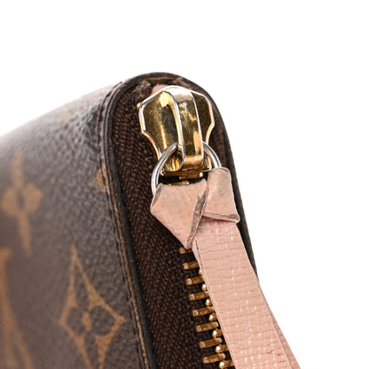 Louis Vuitton Monogram Clemence Wallet Rose Ballerine 10 of 11