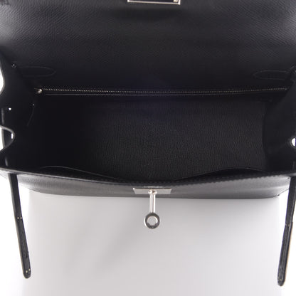 Hermes Epsom Kelly Sellier 28 Black 8 of 36
