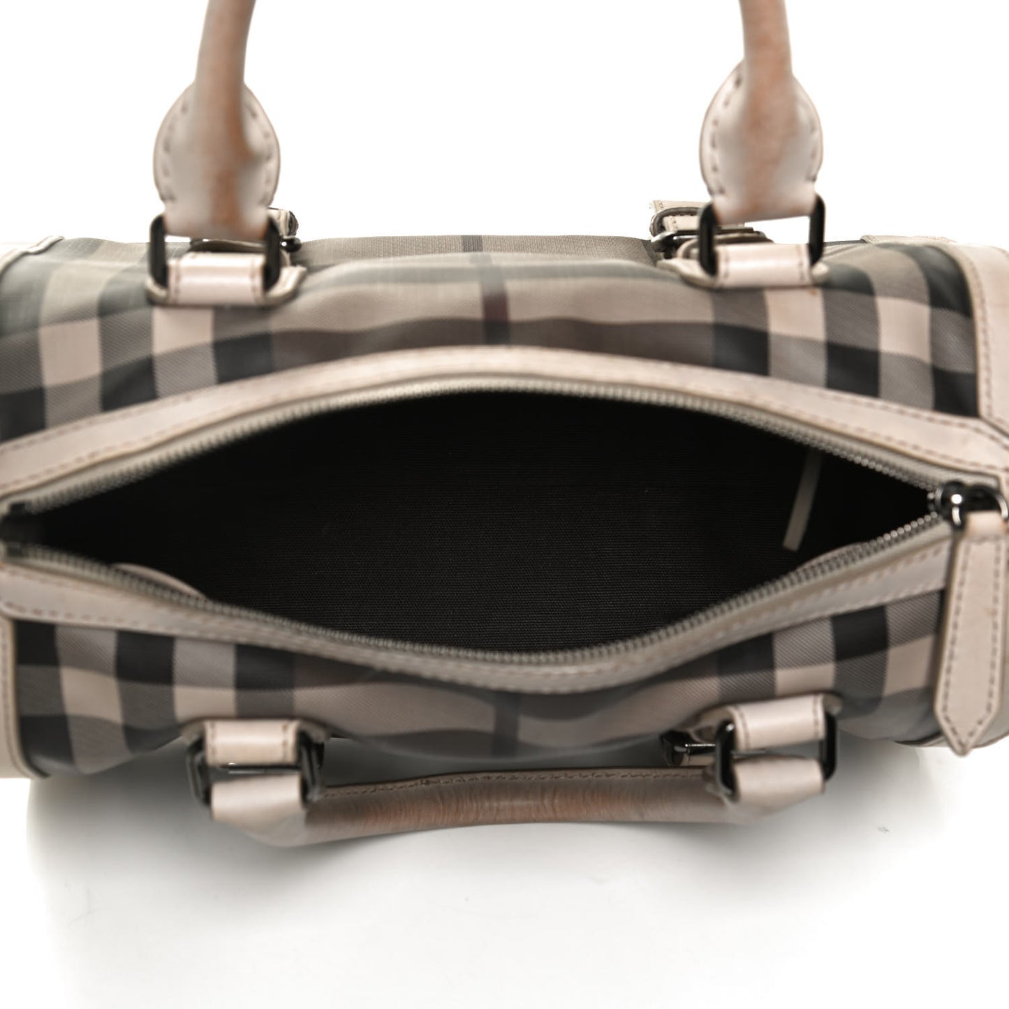 Smoked Check Small Chester Bowling Bag Trench