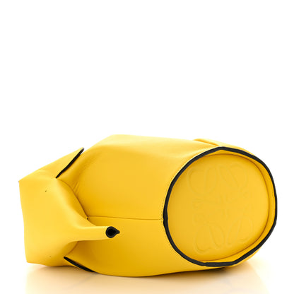 Loewe Calfskin Large Elephant Crossbody Bag Yellow 4 of 11