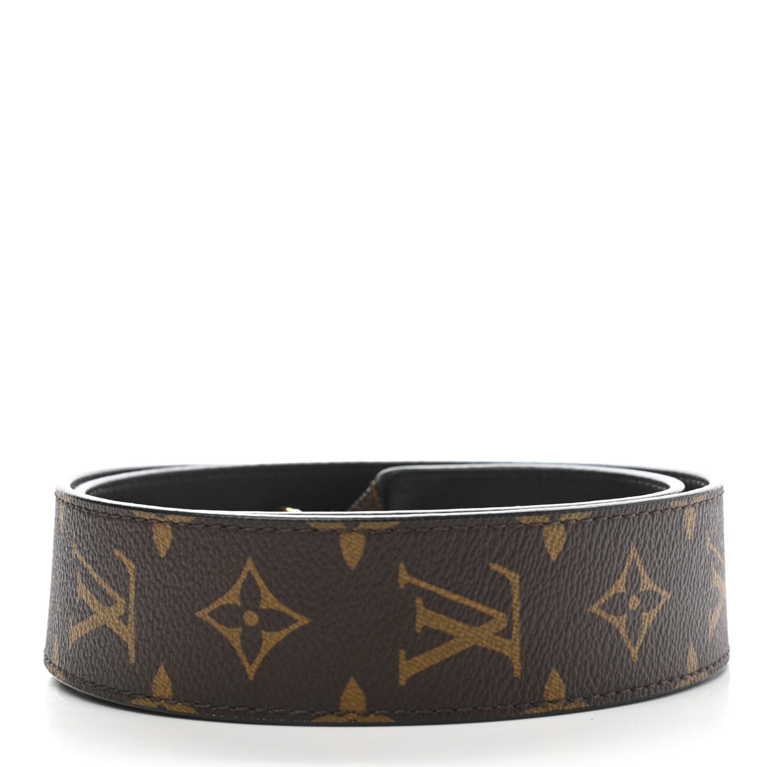 Louis Vuitton Monogram Bandouliere Shoulder Strap Black 2 of 5