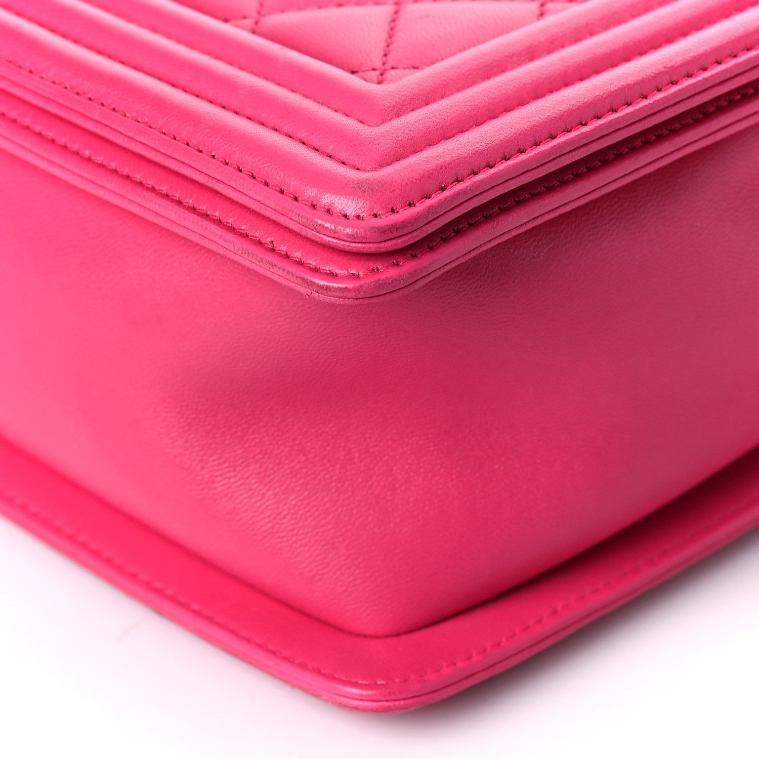 Chanel Lambskin Quilted Large Boy Flap Pink 8 of 14