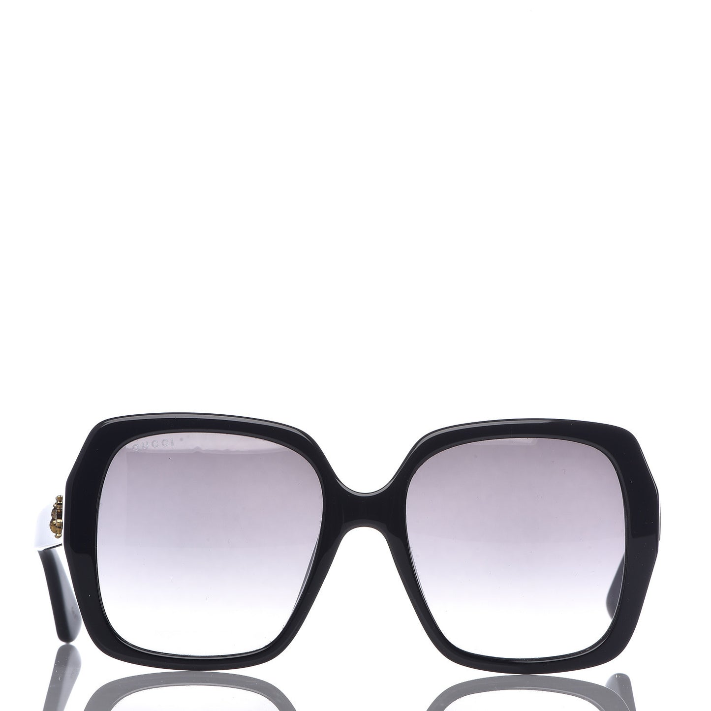 Acetate Square Frame GG0096S Sunglasses Black