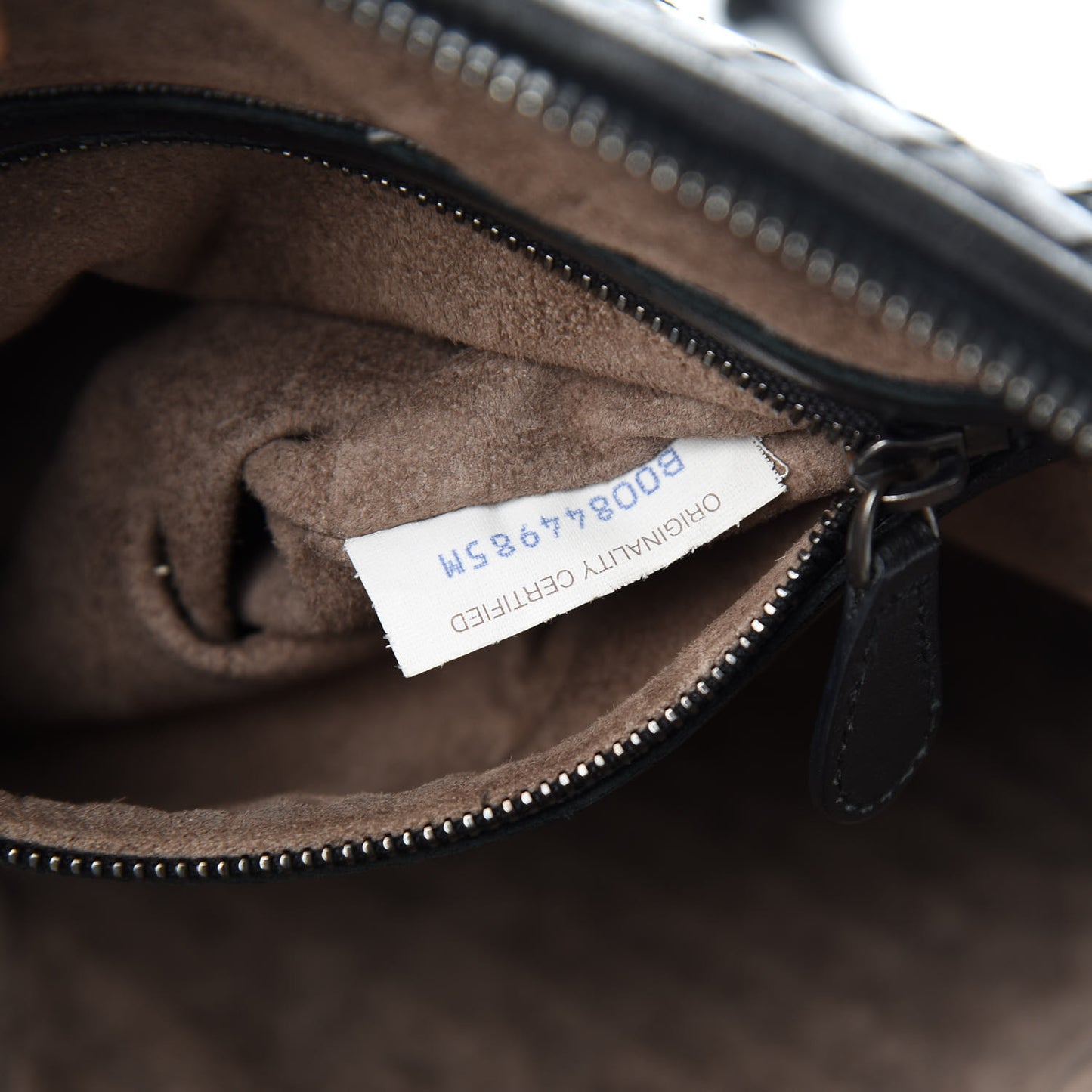 Nappa Intrecciato Nodini Crossbody Black