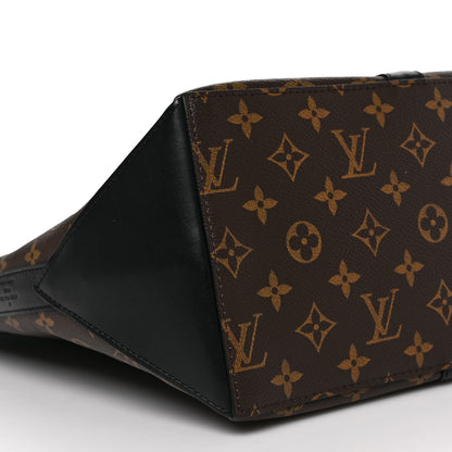 Louis Vuitton Monogram Macassar Weekend Tote GM 7 of 8