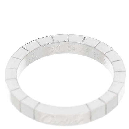 Cartier 18K White Gold Lanieres Ring 54 7 4 of 4