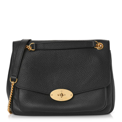 Mulberry Heavy Grained Calfskin Darley Satchel Black 1 of 8