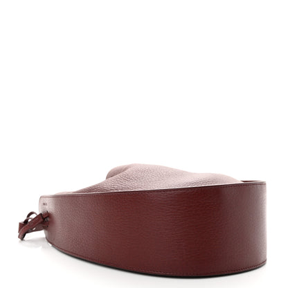 The Row Deerskin Drawstring Pouch Burgundy 4 of 10