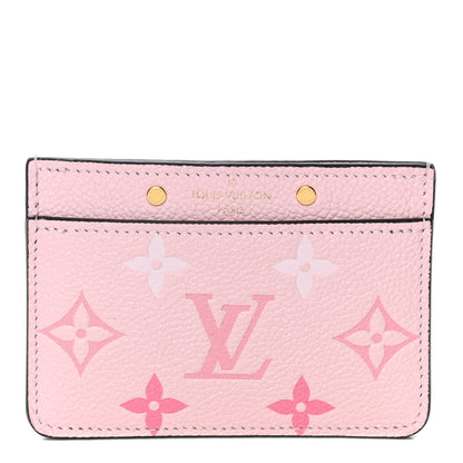 Louis Vuitton Empreinte Monogram Giant By The Pool Card Holder Bouton De Rose 1 of 9