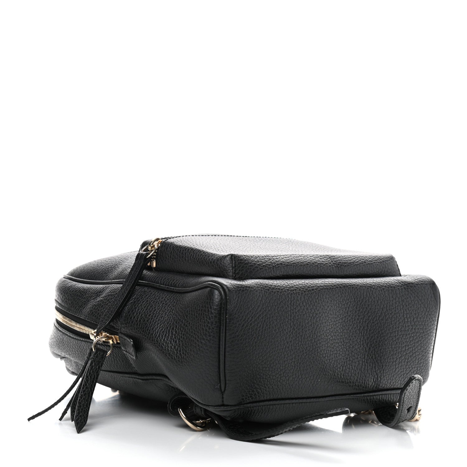 Gucci Pebbled Calfskin Soho Chain Backpack Black 4 of 7
