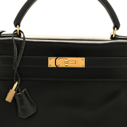 Hermes Box Kelly Retourne 32 Black 8 of 10