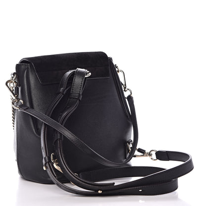 Chloe Suede Calfskin Small Faye Backpack Black 3 of 11