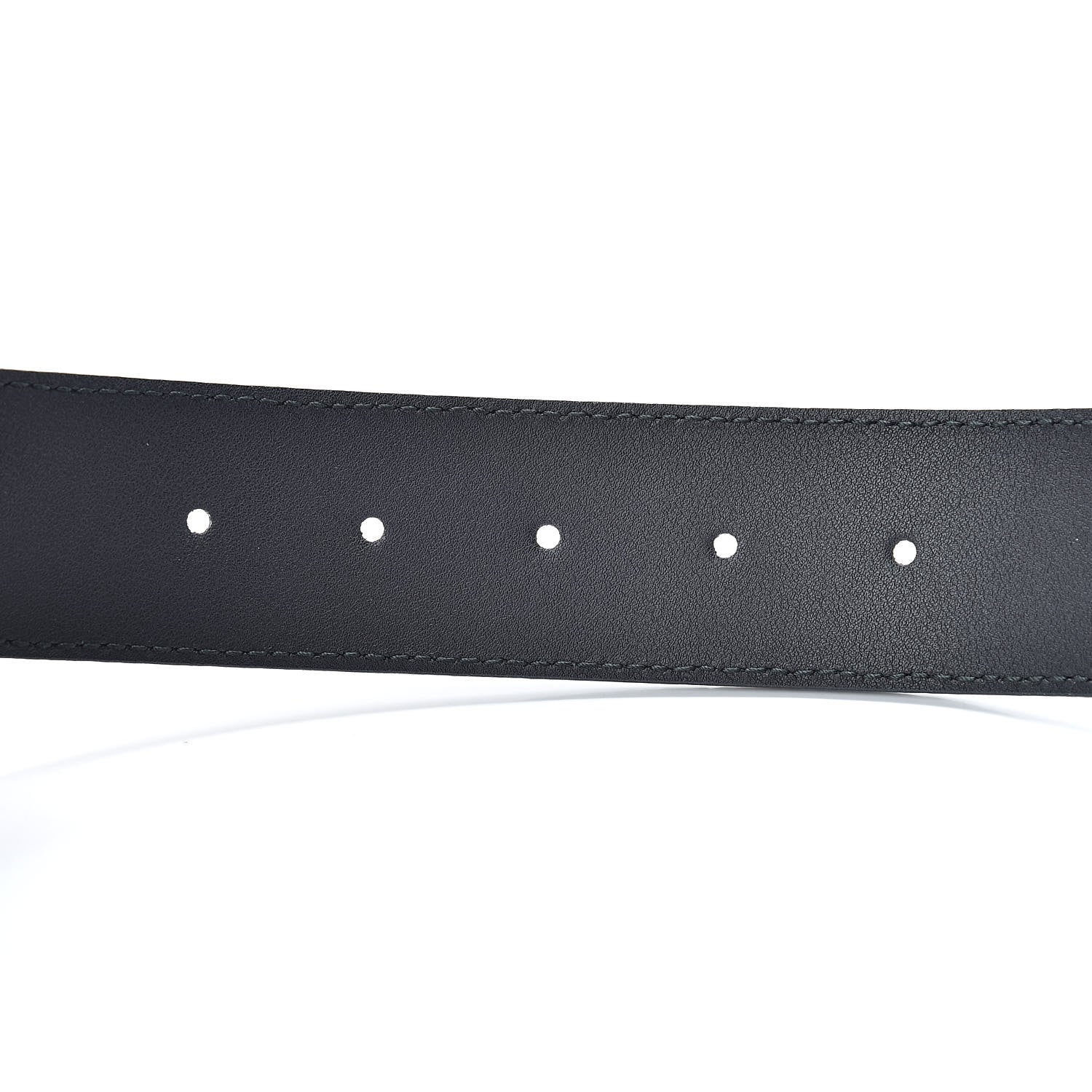 Gucci Textured Calfskin Double G 40mm Belt 85 34 Black 6 of 7