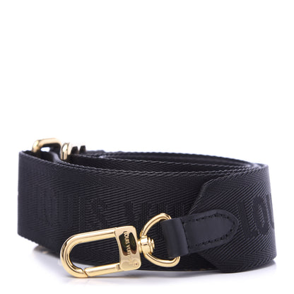 Louis Vuitton Nylon Petite Malle Souple Shoulder Strap Black 1 of 3