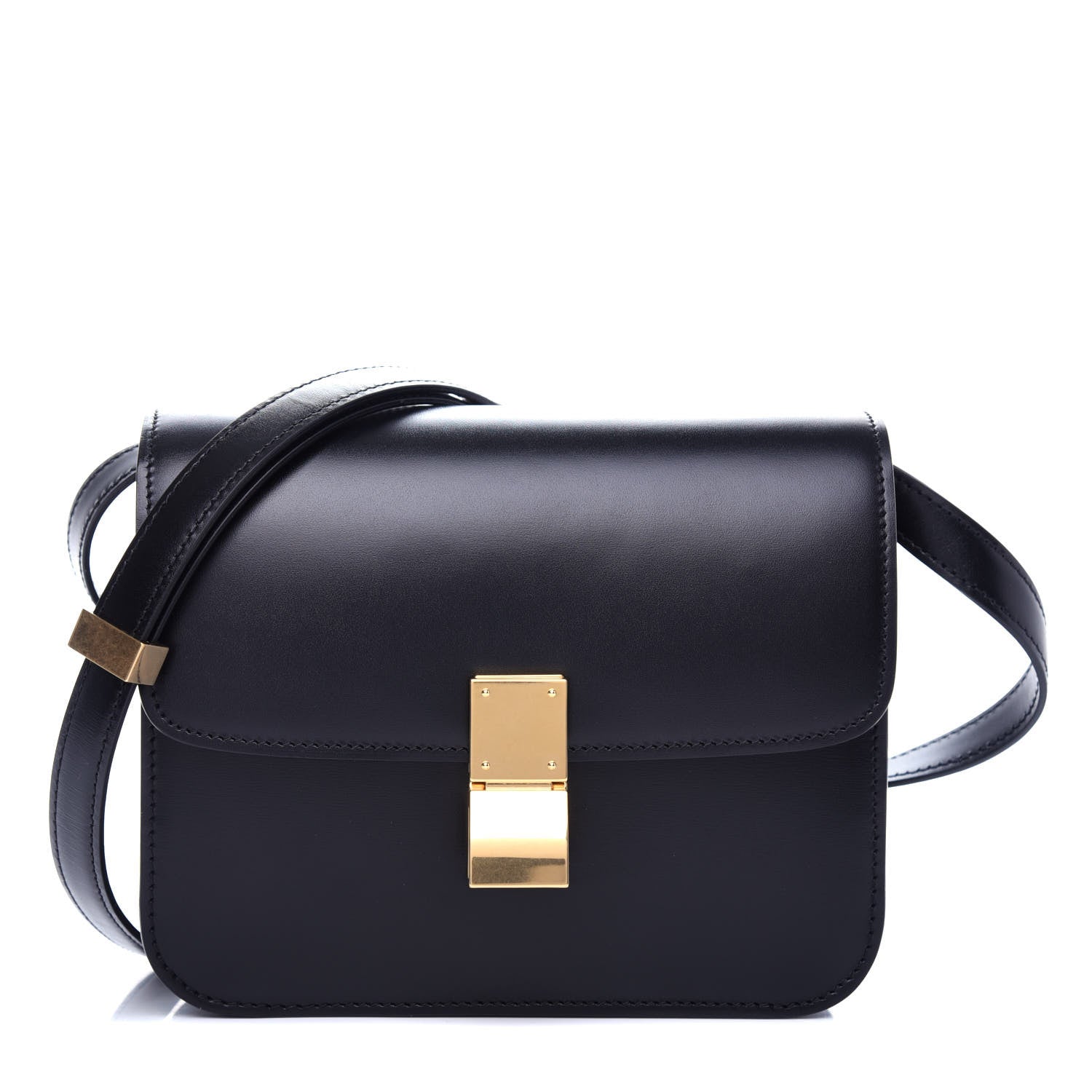 Celine Box Calfskin Teen Classic Box Flap Bag Black 1 of 9