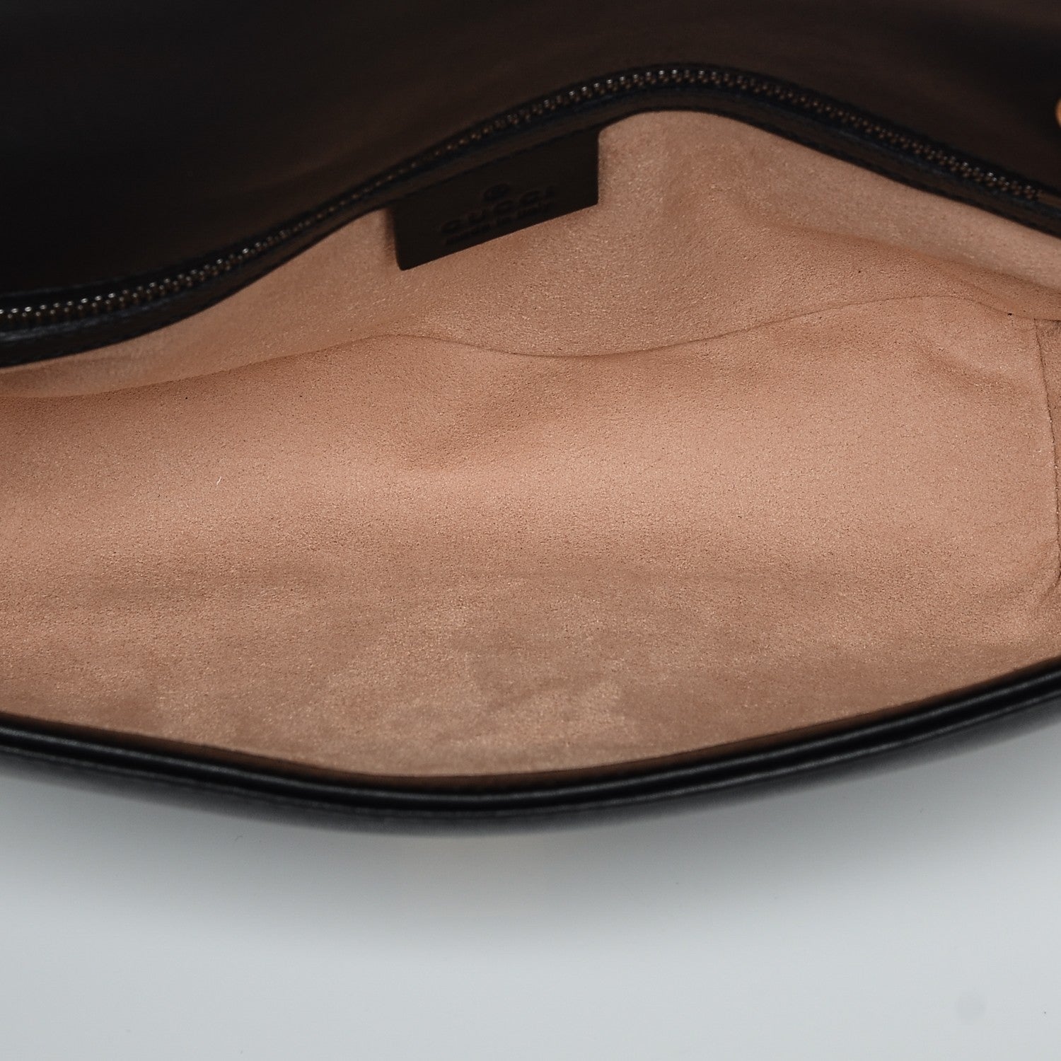 Gucci Calfskin Matelasse Small GG Marmont Shoulder Bag Black 5 of 6