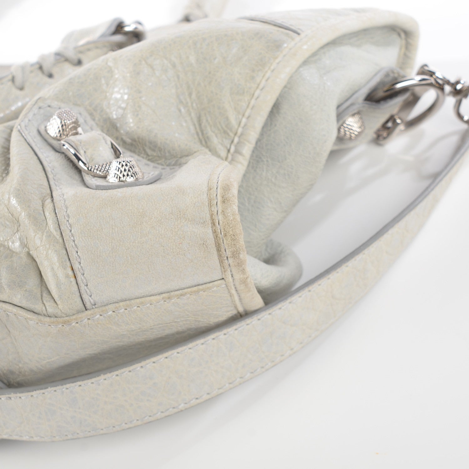 Balenciaga Agneau Giant 12 Silver Hardware Part Time Gris Ciment 13 of 13