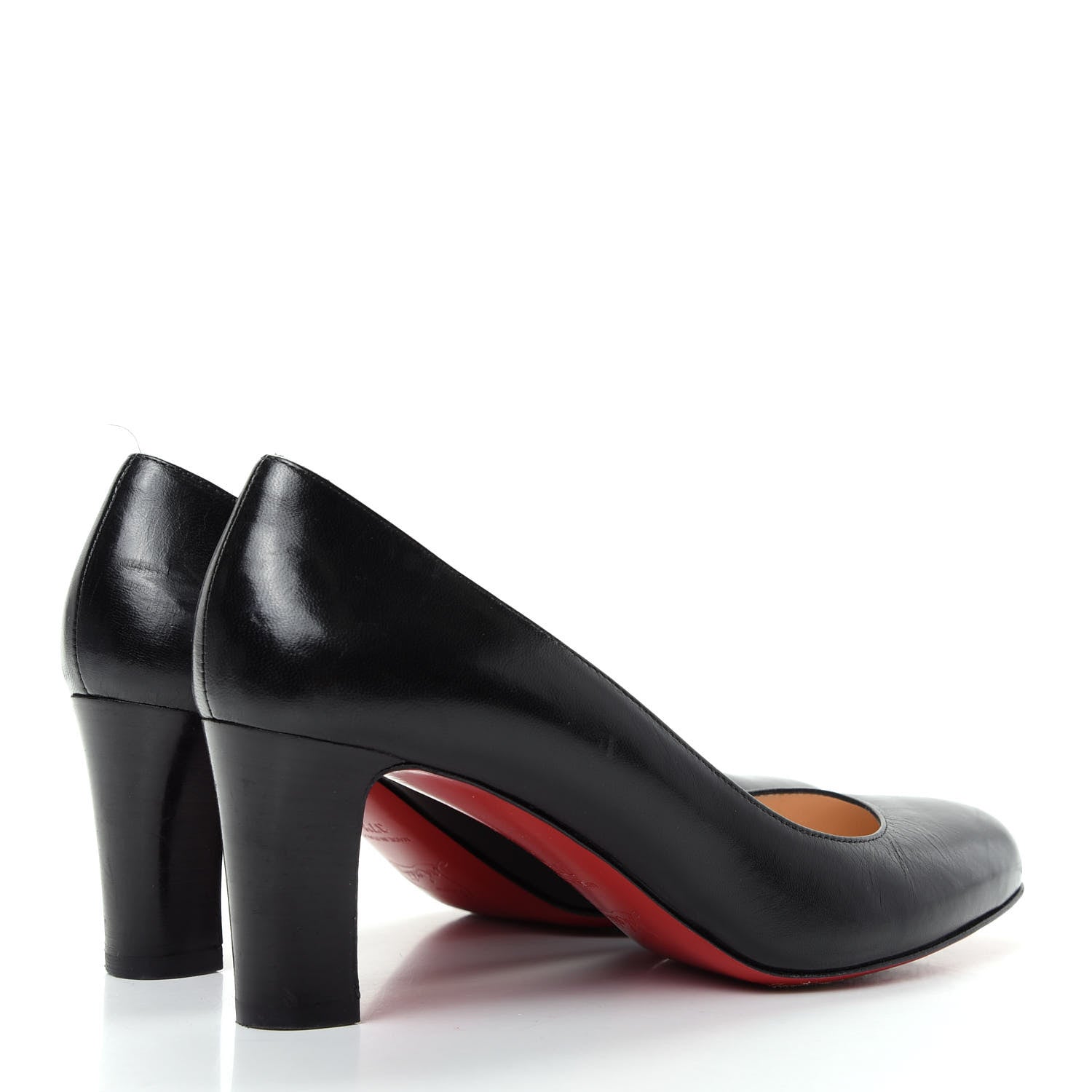 Christian Louboutin Shiny Nappa Cadrilla 70 Pumps 37.5 Black 4 of 9
