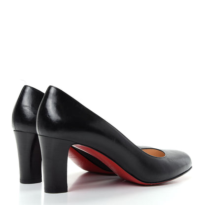 Christian Louboutin Shiny Nappa Cadrilla 70 Pumps 37.5 Black 4 of 9
