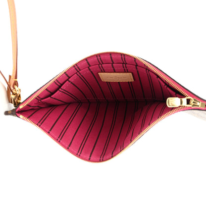 Louis Vuitton Monogram Neverfull MM GM Pochette Pivoine 5 of 9