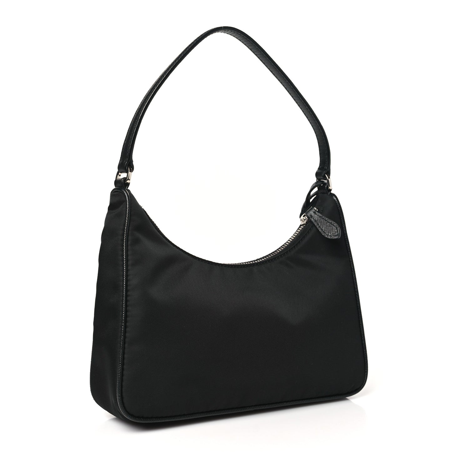 Tessuto Nylon Saffiano Mini Re-Edition 2005 Bag Black