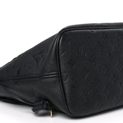 Louis Vuitton Empreinte Monogram Giant Neverfull MM Black 7 of 9