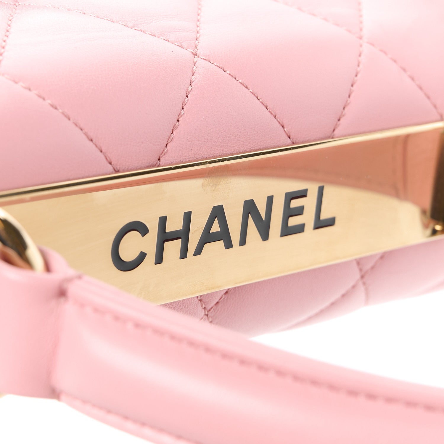 Chanel Lambskin Quilted Small Trendy CC Flap Dual Handle Bag Pink 9 of 12
