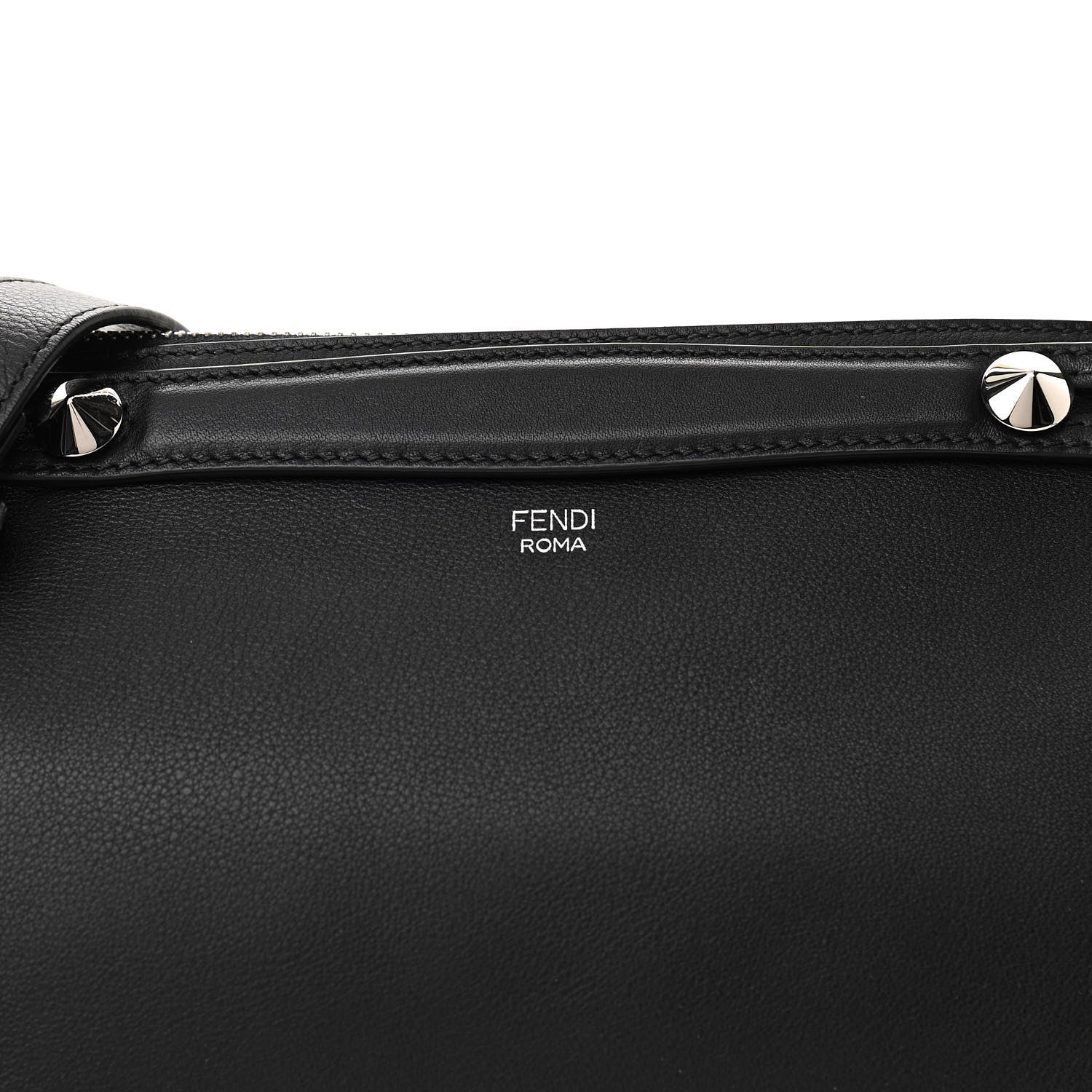 Fendi Vitello Dolce Marmol Large By The Way Boston Bag Black 8 of 10
