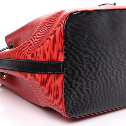 Louis Vuitton Epi Petit Noe Red Black 6 of 9