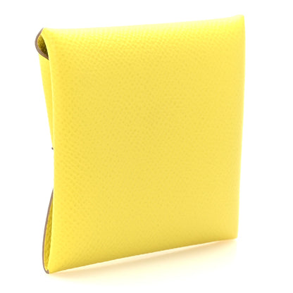 Hermes Epsom Bastia Coin Purse Lime 4 of 10