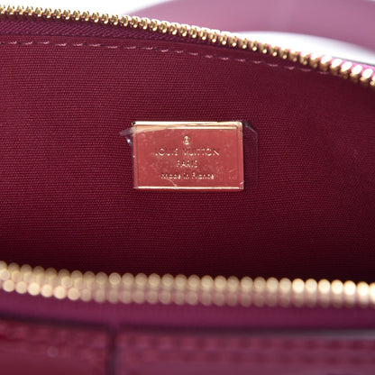 Louis Vuitton Patent Monogram Alma BB Magenta 7 of 8