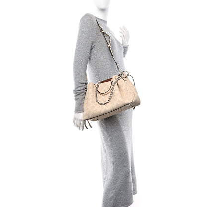 Louis Vuitton Mahina Bella Tote Creme Beige 2 of 9