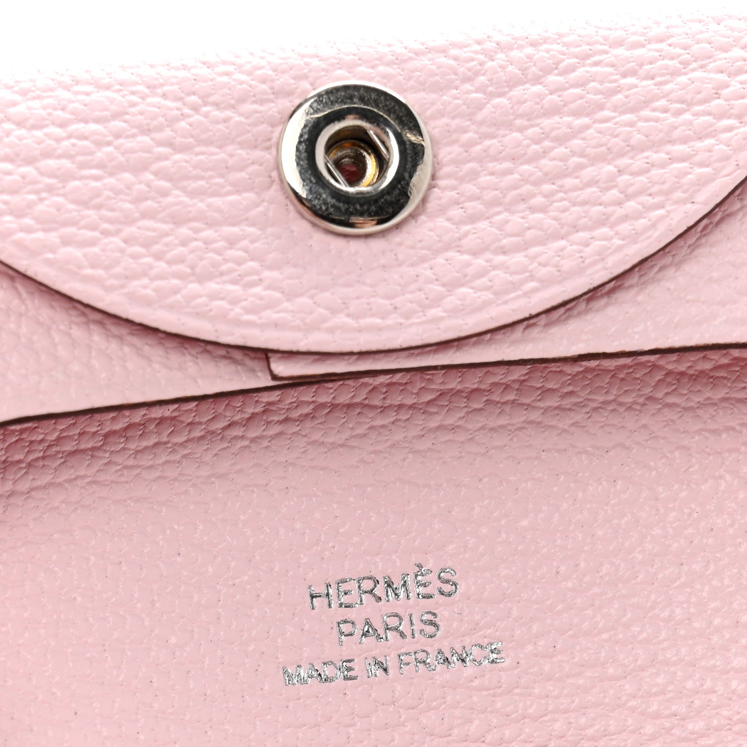 Hermes Chevre Mysore Bastia Coin Purse Rose Darling 6 of 9