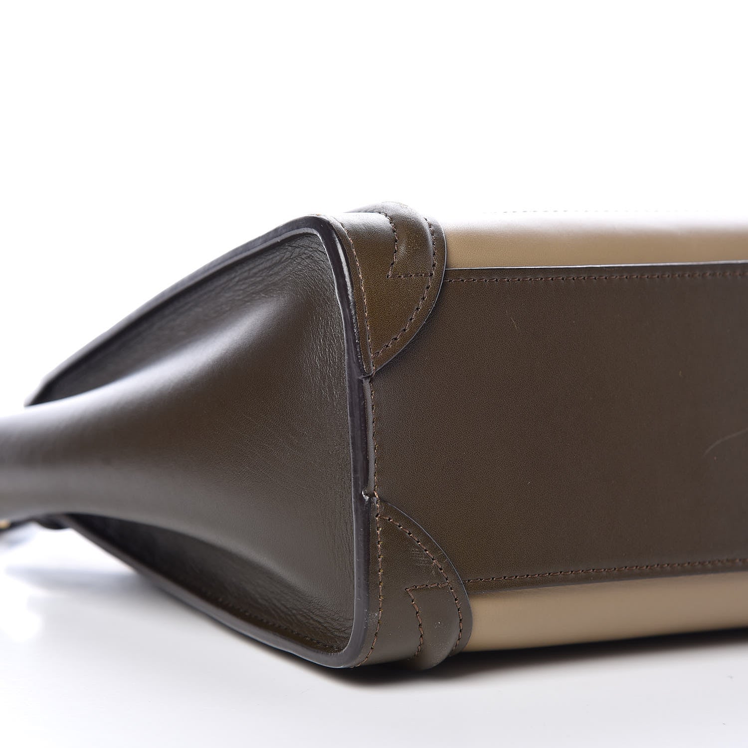 Celine Smooth Calfskin Nano Tri-Color Luggage Khaki 5 of 20
