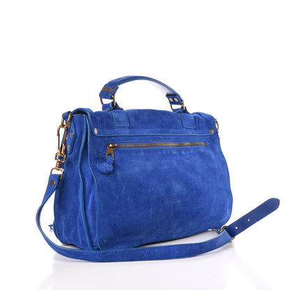 Proenza Schouler Suede PS1 Medium Satchel Royal Blue 3 of 8