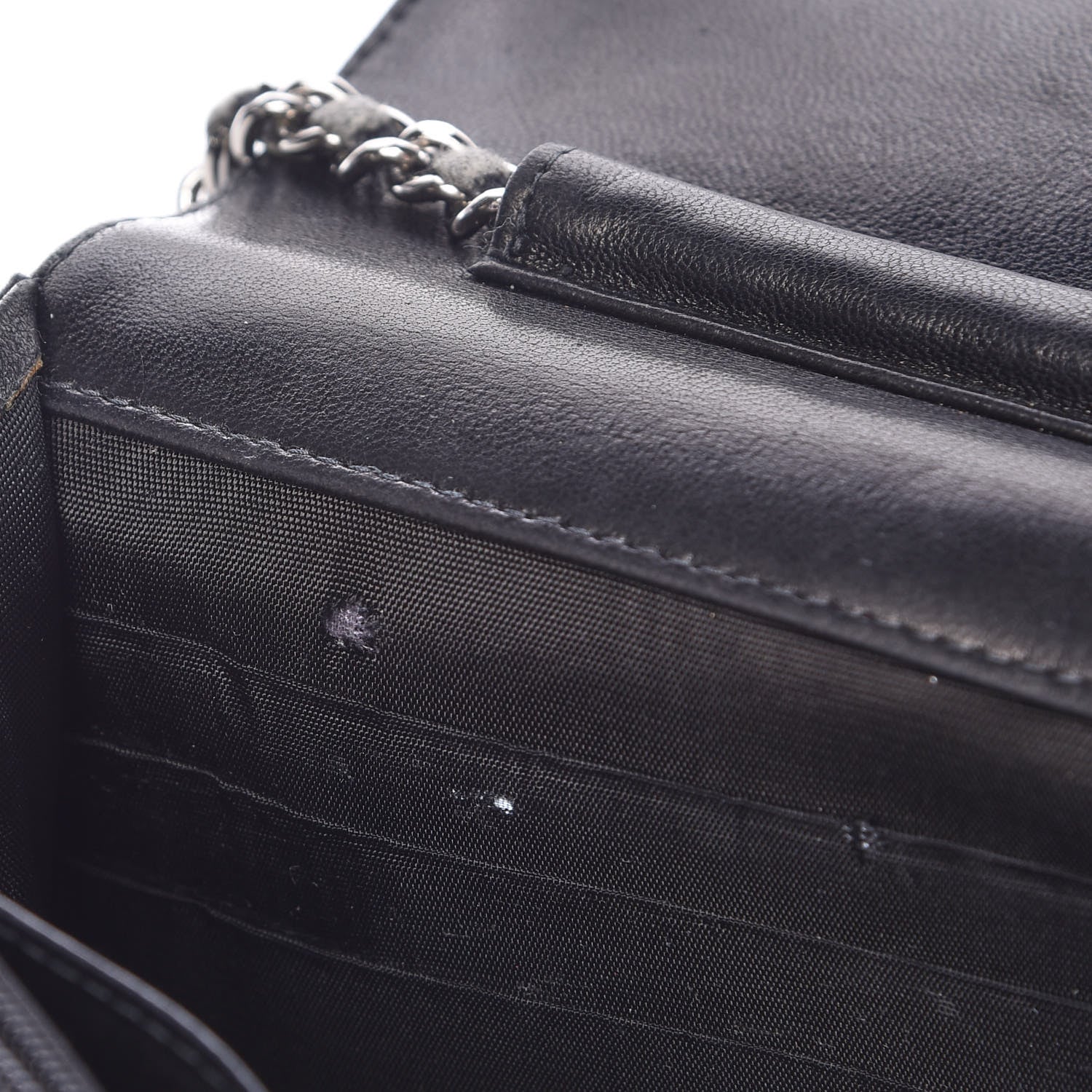 Chanel Caviar Timeless CC Wallet On Chain WOC Black 13 of 18
