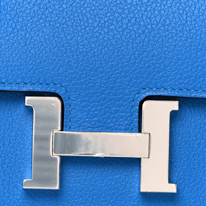 Hermes Evercolor Constance Slim Wallet Bleu Hydra 10 of 10