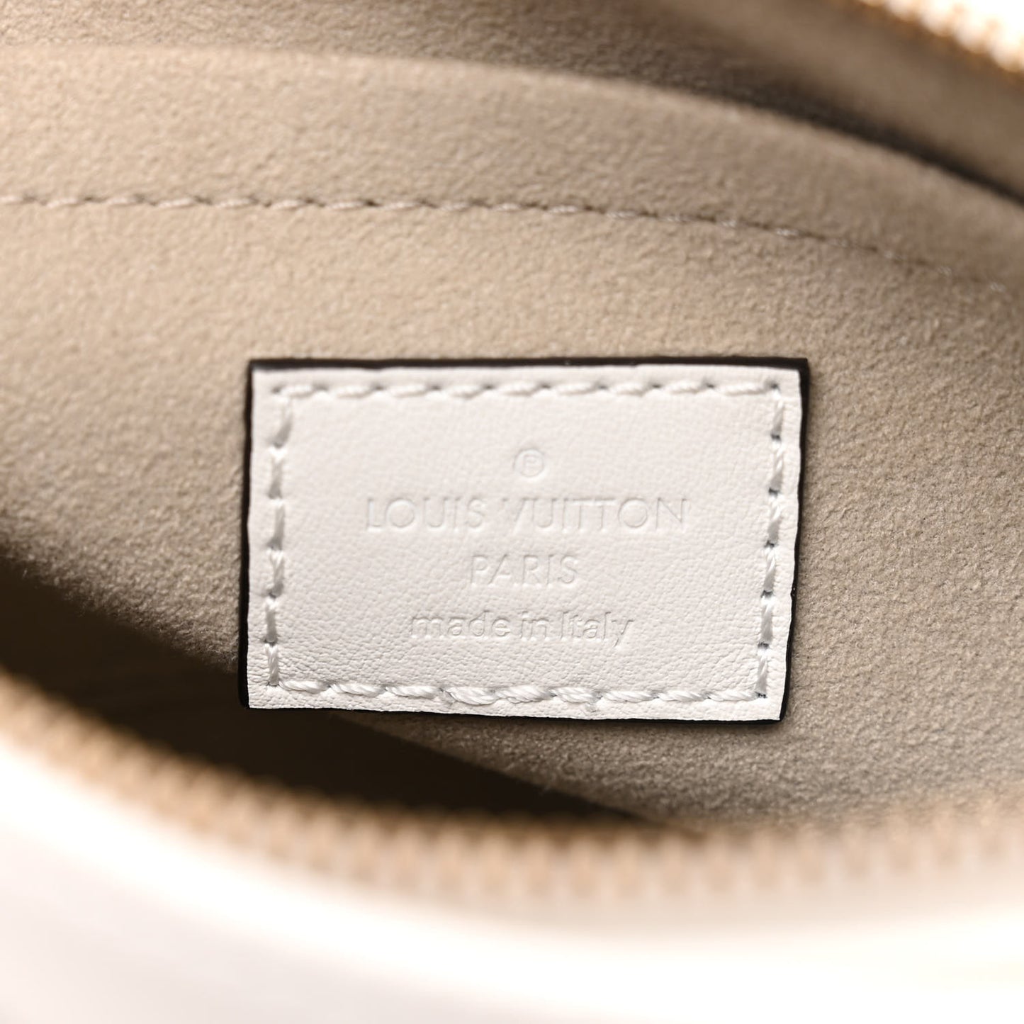 Calfskin Embossed Monogram OnTheGo East West White